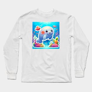 Baby Manatee Long Sleeve T-Shirt